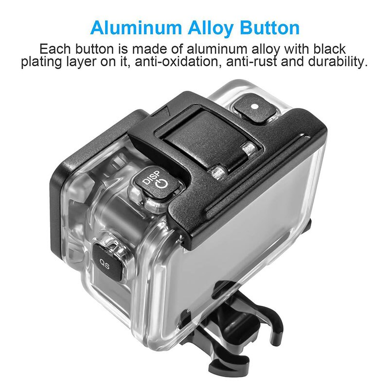 61m Diving Waterproof Case Shell For DJI OSMO ACTION Camera Accessories Protective Housing Shell For Water Sports Activity