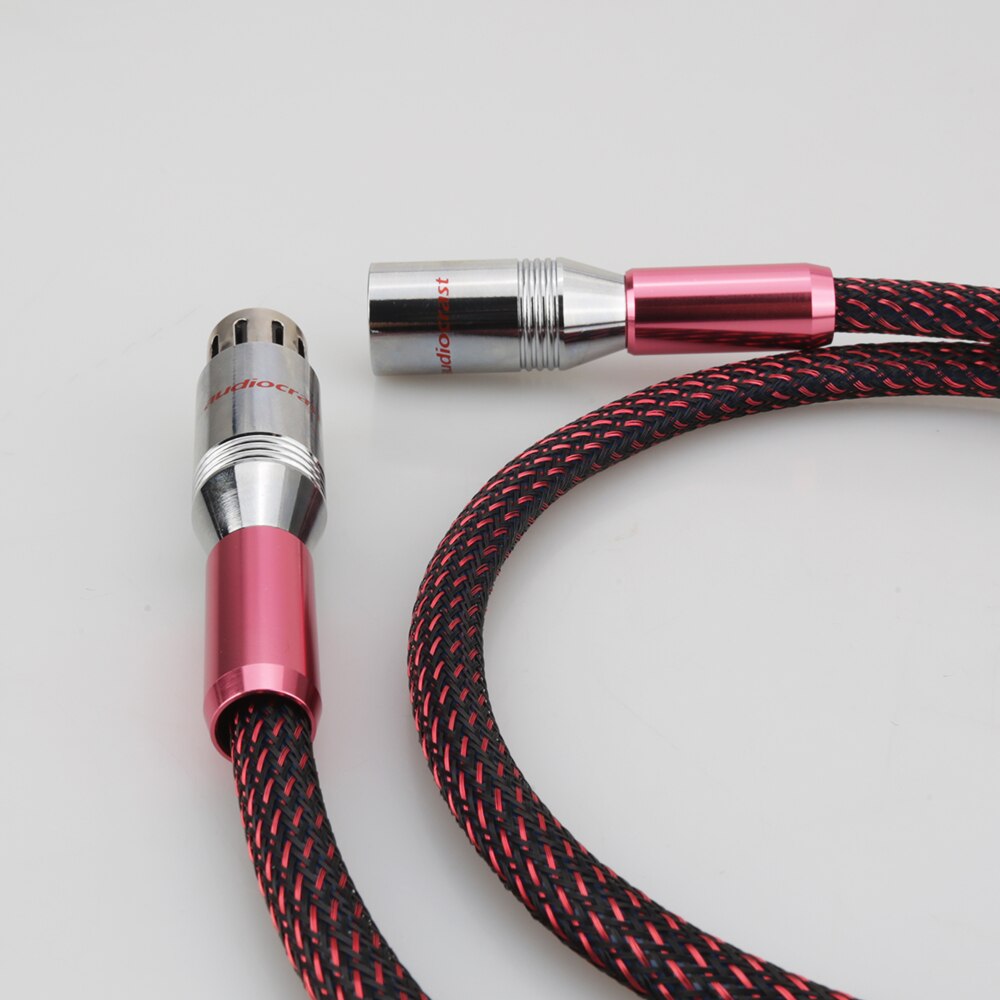 Audiocrast aes/ebu digital lydkabel sølvbalansert xlr plugg pre amp hifi  a10