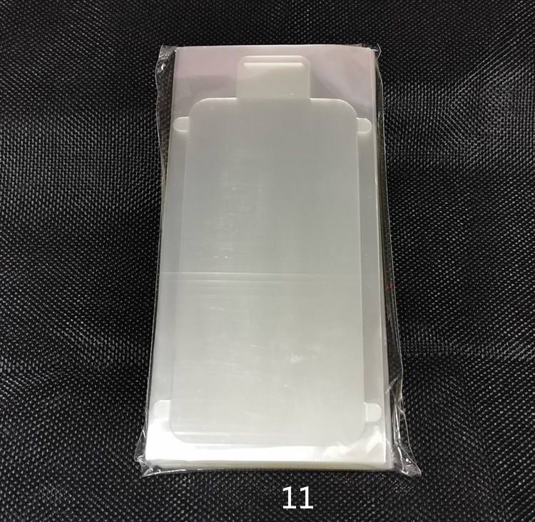 100pcs/lot for iPhone 13 12 11 Pro Max Mini 12pro 11pro 13pro 13promax Plastic Seal Factory Screen Protector Film Sticker