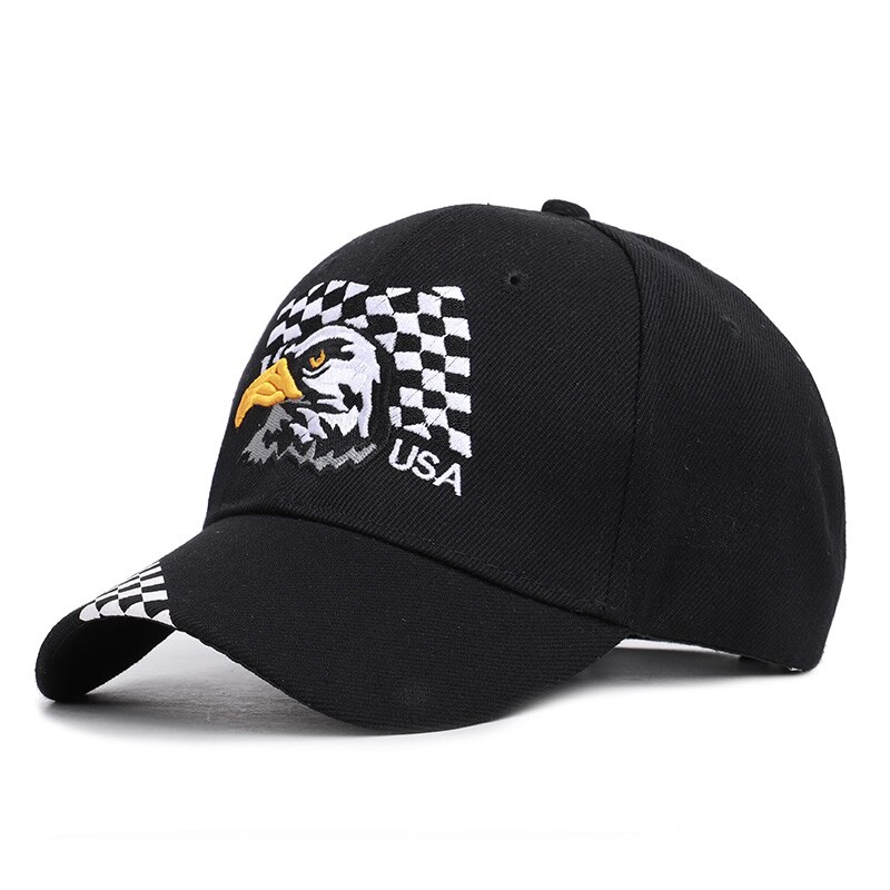 Dei nuovi Uomini di Animale Trucker Cappello Patriottica Bald Eagle e Americano Berretto Da Baseball Bandiera USA 3D Ricamo Farm Schioccano Indietro snapback Osso