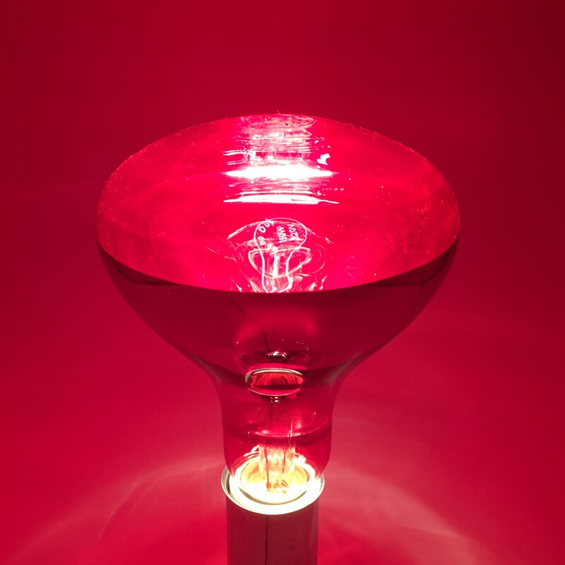 Lámpara calefactora de Fisioterapia por infrarrojos E27 de 220V, Bombilla calefactora para permanente de peluquería, lámparas de 150w, 250w y 275W