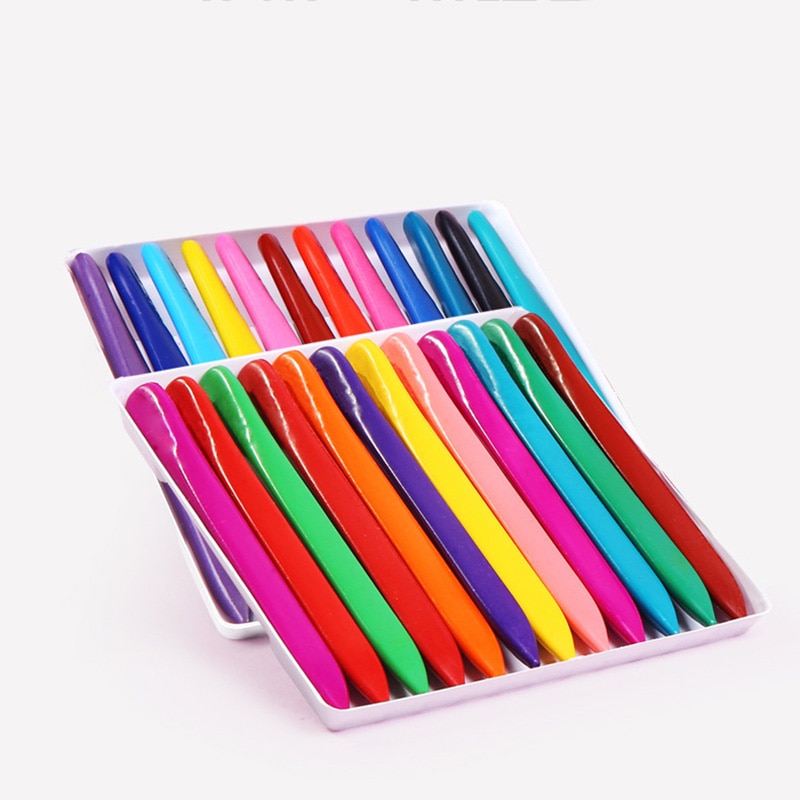 36 Colors Triangular Crayons Triangular Colouring Pencil for Students Kids Children DJA88