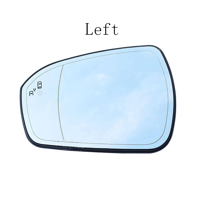 Auto Verwarmde Blind Spot Waarschuwing Wing Achteruitkijkspiegel Glas Voor Ford Mondeo: Left