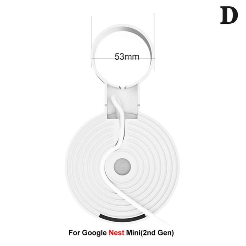 Audio Wall Bracket Suitable for Google Audio Google Nest/home Mini Wall Bracket Generation and Second Generation: whiteA