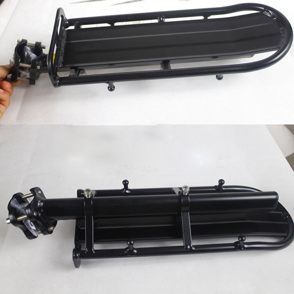 Bike Carrier Rack Bicycle Mount Racks Cycling Cargo Racks Seatpost Rear Pannier Luggage Carrier Aluminum Stand Bike Shelf Quick