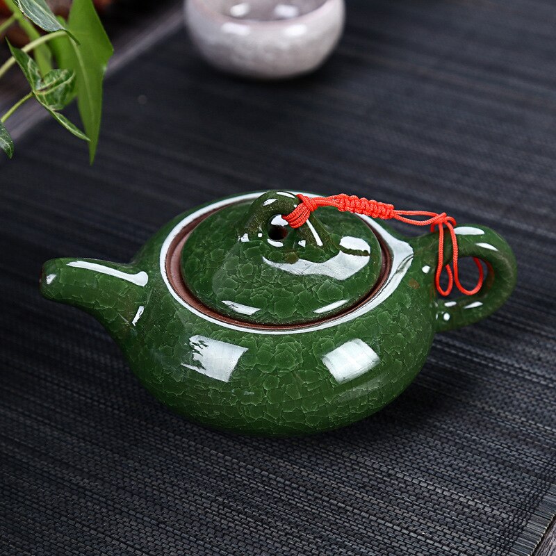 Celadon poisson service à thé bouilloire en céramique tasse à thé en céramique poisson chinois Kung Fu thé chinois personnes en céramique Kung Fu service à thé YU-H