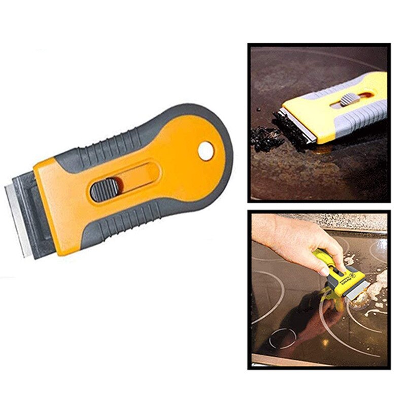 Keramische Kookplaat Schraper Mes Cleaner 5 Blade Vervanging Schoonmaak Tool Voor Schrapen Labels Decals Stickers Kalefateren Blade