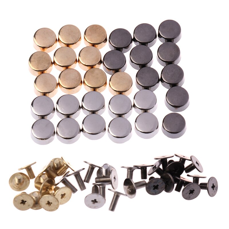 10 Sets Dragen Bescherming Tas Bottom Studs Klinknagels Voor Zak Voeten Schroef Diy Lederen Knoppen Schroef Voor Tassen Hardware Riem accessoires