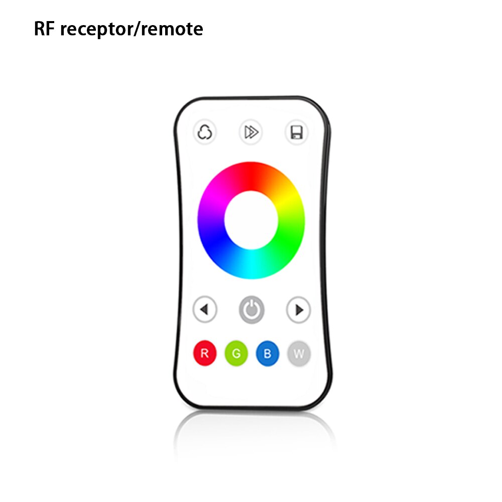 Wall mount RGB led controller glass panel and touch screen 3V RF remote dimmer DC12V-24V led strip tape RGB led controller