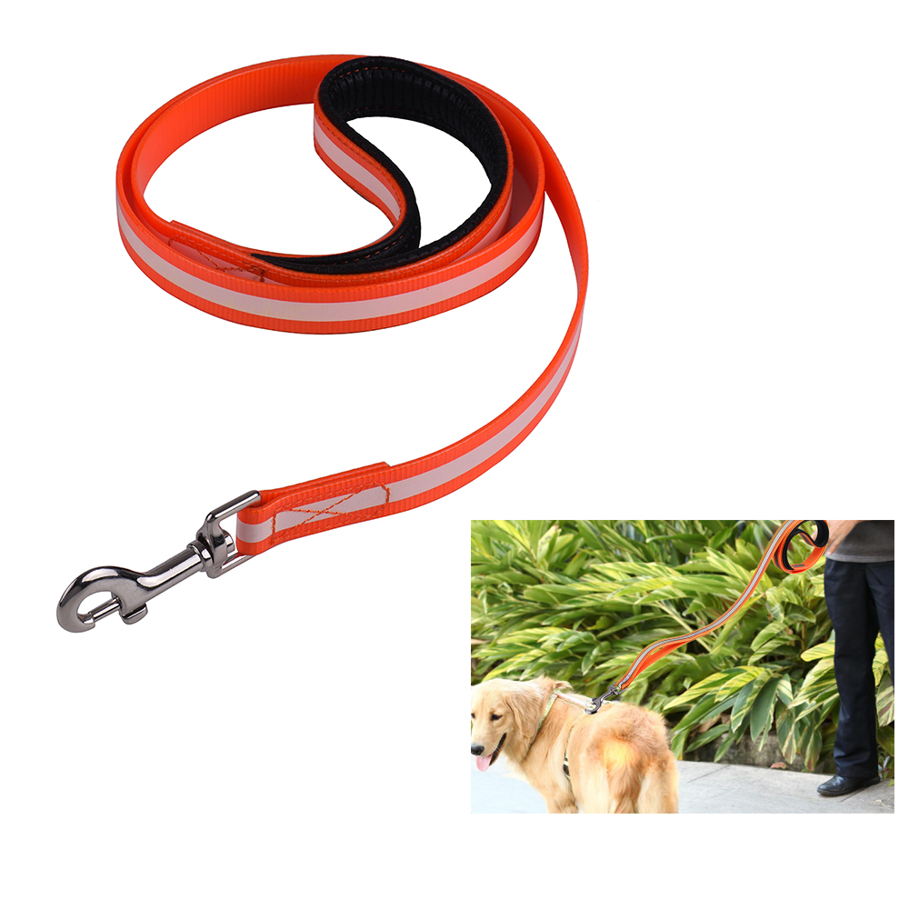 Reflecterende Halsband Hond Wandelen Leash Waterdichte Pet Training Leash Nacht Veiligheid Hand Gratis Hond Lood voor Medium en Grote hond