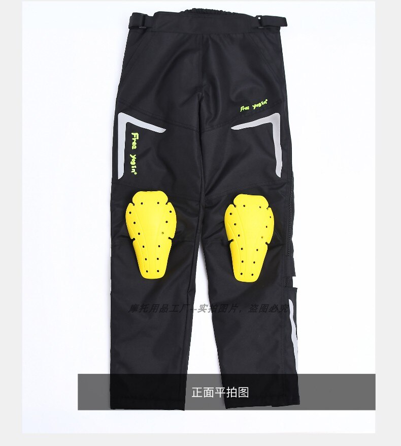 Motorsykkel vindtette bukser #39 motorsykkel ridebukser for herre termisk utstyr avtagbare vindtette bukser med hurtigutløsning