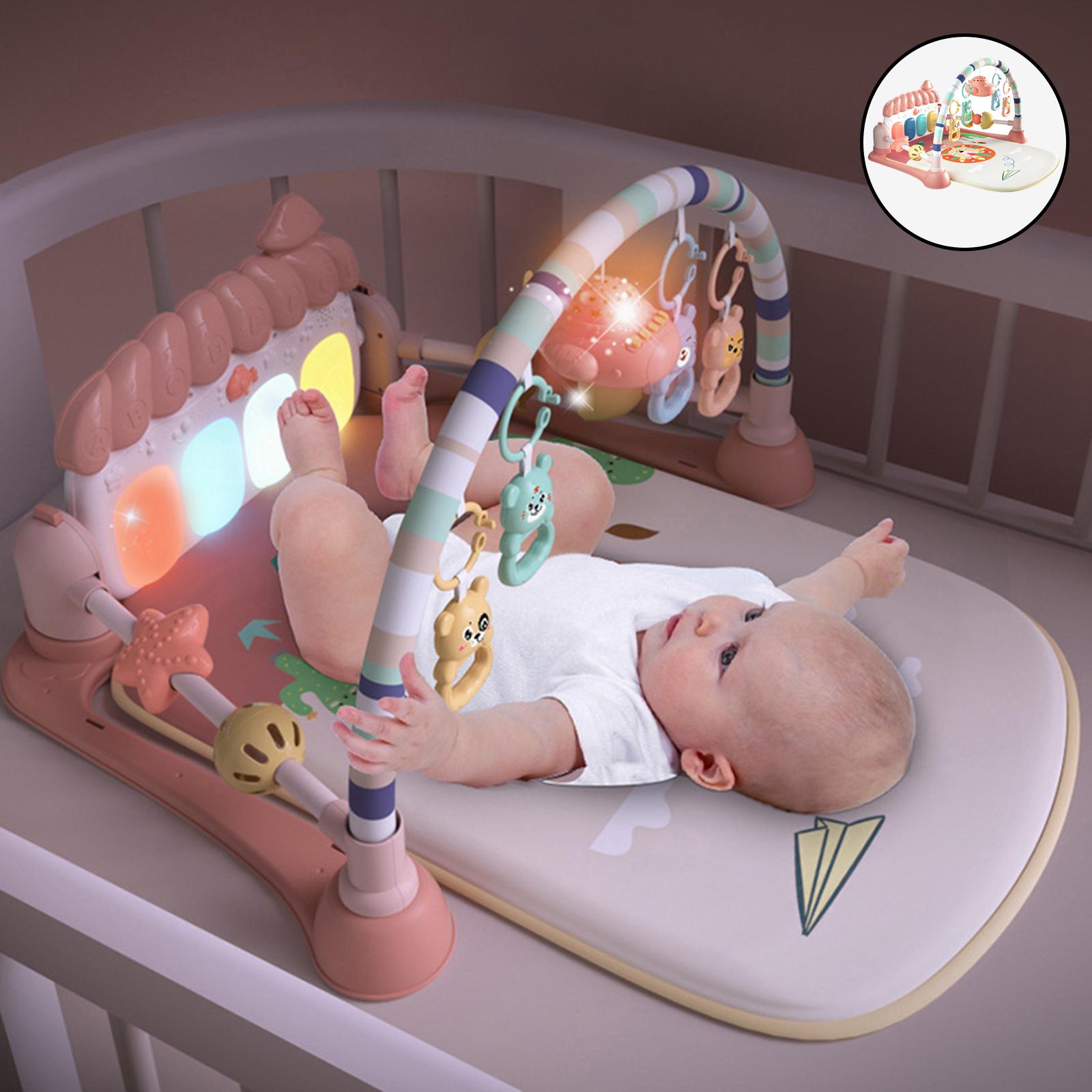 Colchoneta de actividades para gimnasio de bebé, colchoneta de juego, juguetes Premium