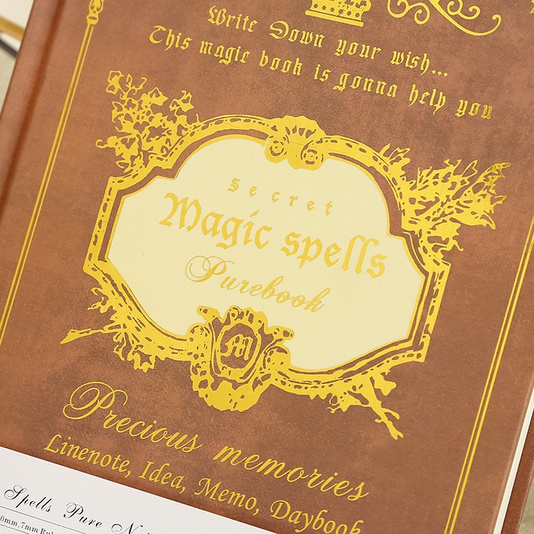 A5 Secret Magic Notebook Vintage Diary European Style Planner Office Stationery Students