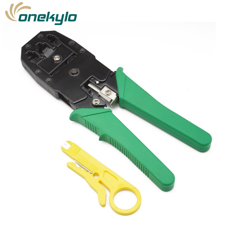 Kit de ferramentas de reparo rj45 rj11 rj12 cat5 cat5e, conserto de rede lan portátil, testador de cabo, alicate de descascar, crimpador de plugue, braçadeira conjunto de pc