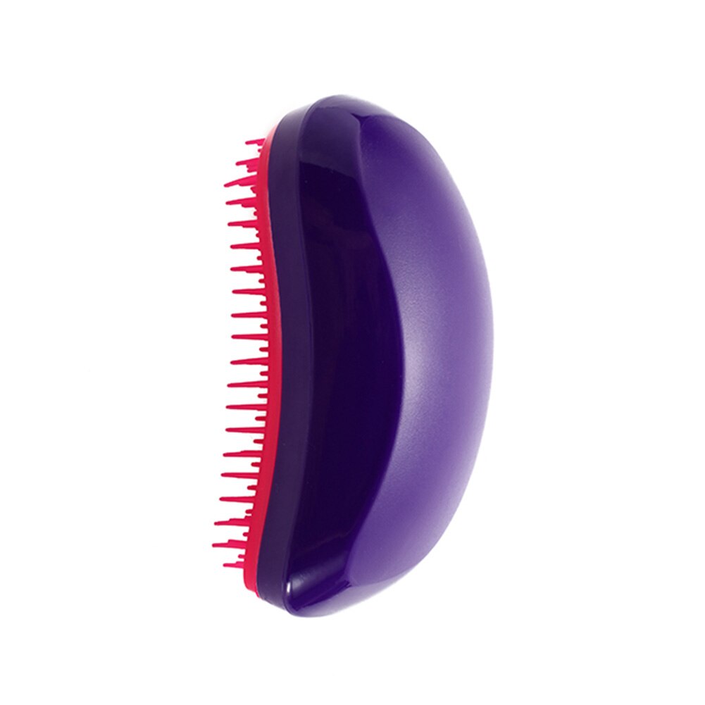 anti statico Massaggio Spazzola per Capelli Groviglio Spazzola per Capelli anti-annodare Capelli Lisci Pettine Dei Capelli Spazzole Ragazze coda di Cavallo Pettine: Viola scuro