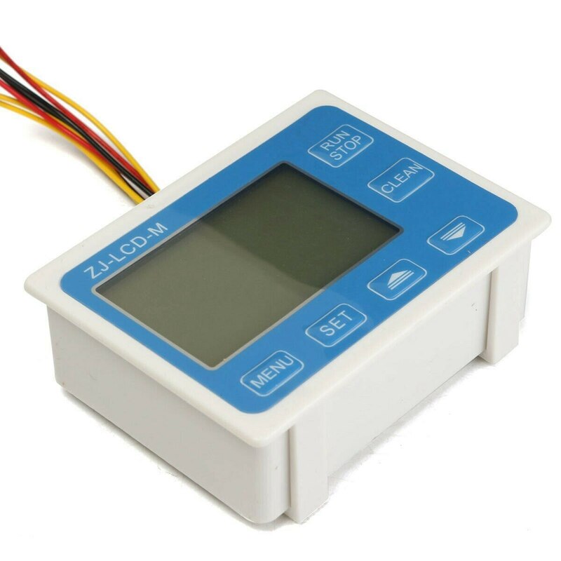 2 tommers flow vannsensor måler+lcd display kvantitativ kontroll 1-9999l/ min