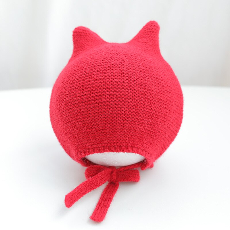 Punto cálido para invierno sombrero Mono para bebé niño chico chica gorra protección de oído sombreros niños gorra tejida para niños gorro infantil