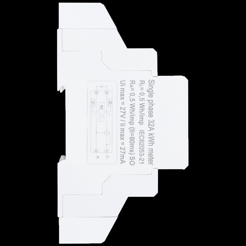Din Rail Single Phase Analog Counter Electricity Power Consumption Wattmeter Energy Meter Watt Kwh 5-32A Ac 230V