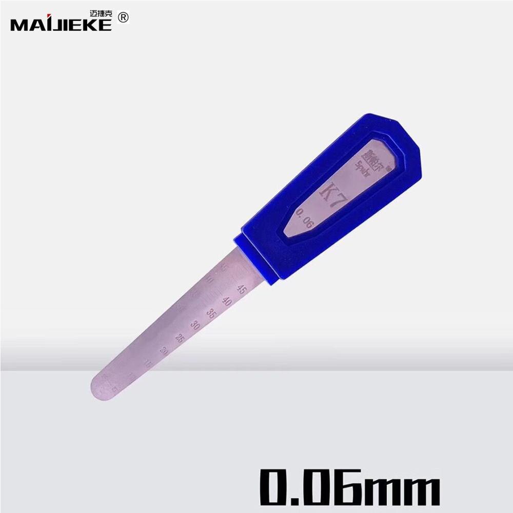 0.1Mm 0.08Mm 0.06Mm Rvs Card Gebogen Scherm Opening Tool Mobiele Telefoon Demonteer Repair Tool Voor Smartphone reparatie