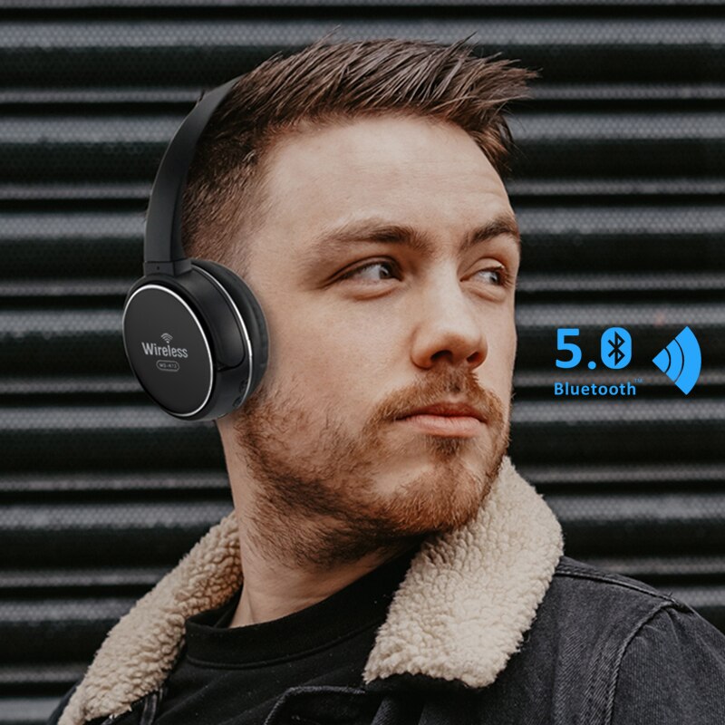 PHOMAX Wireless Headphones Bluetooth Headset Earphone Deep Bass Headphones With Mic TF Card For Ipad Mobile Phone