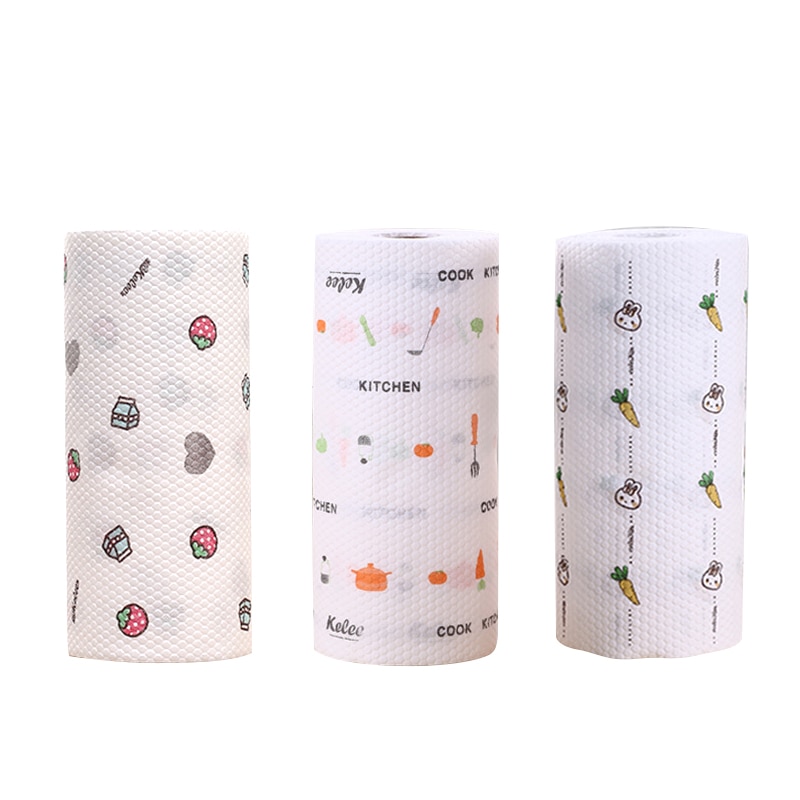 Disposable Kitchen Tools Paper Towel Oil Absorbing Dishcloth Paper Absorbent Towel Dish Cloth Tablecloth Dish Towel Paper towel