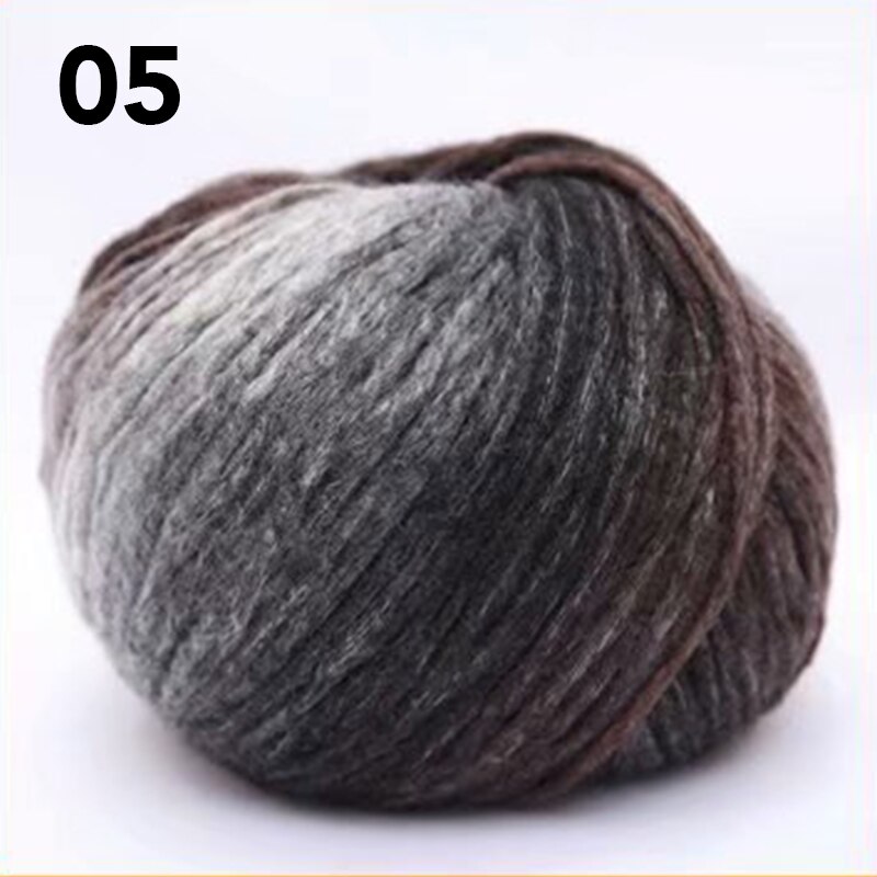 140g/ kuglegarn til strikning omkostningseffektiv høj filament uld plysgarn sweater hat tørklæde anti-pilling hækling: 05