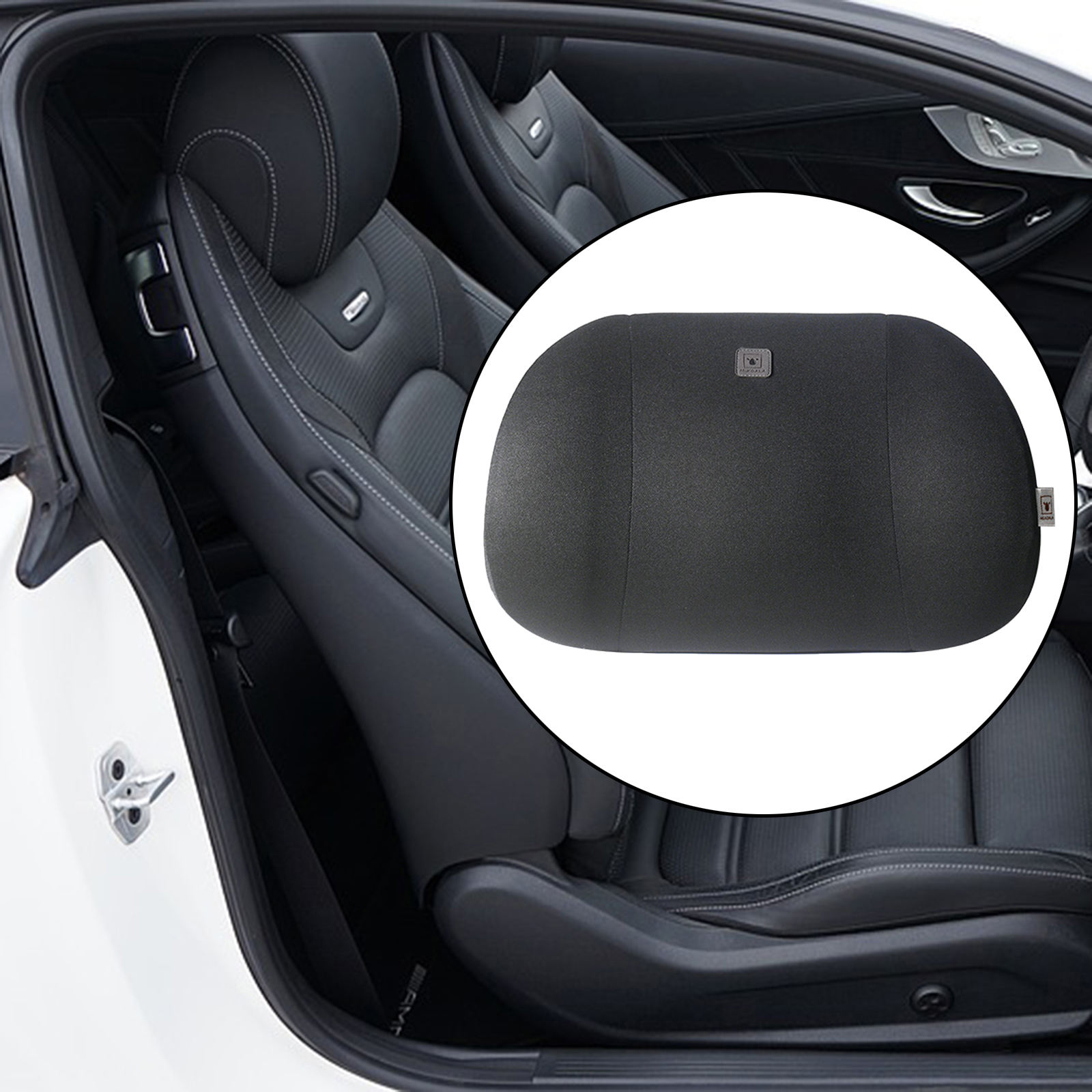 Memory Foam Lower Lumbar Support Back Cushion Comfortable Breathable Home Office Computer Backrest Relieve Pain