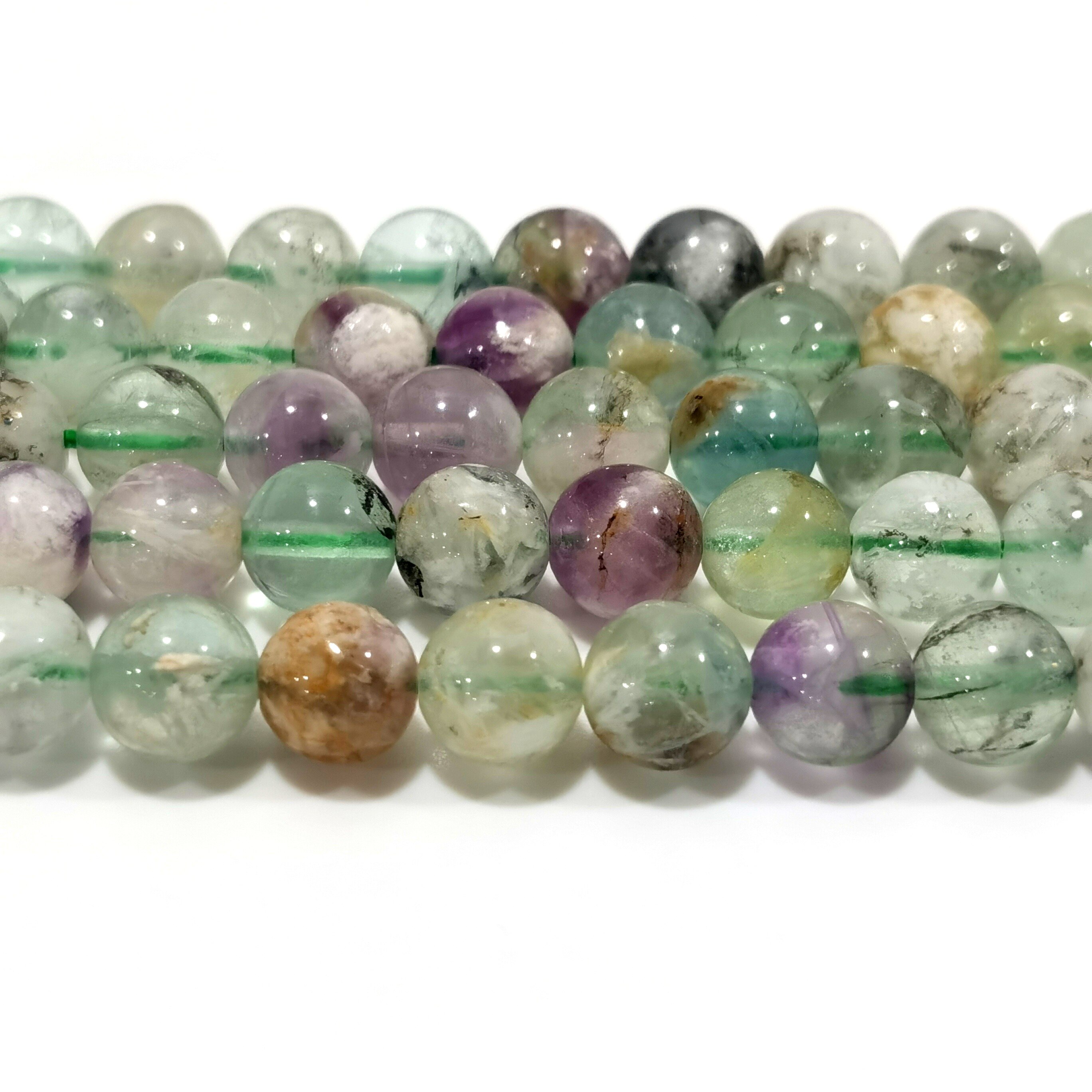 Naturalne pióro fluorytu DIY moda koraliki 6mm-12mm luźne koraliki długi łańcuch