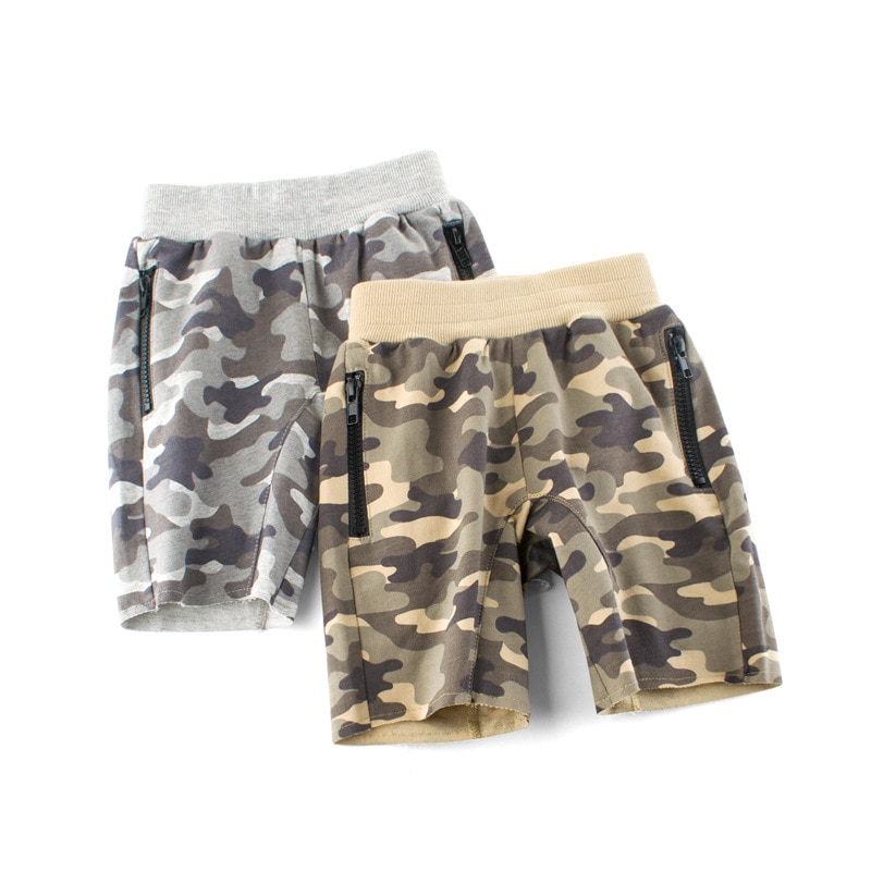 Sommer børnetøj baby boy camouflage shorts børn bomuld strandtøj sport strand shorts