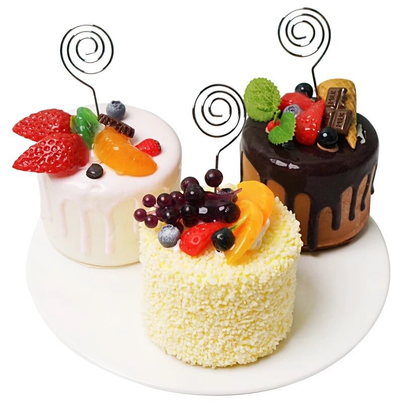 Simulation Cake Note Folder Model Window Display Shooting Props High Quantity