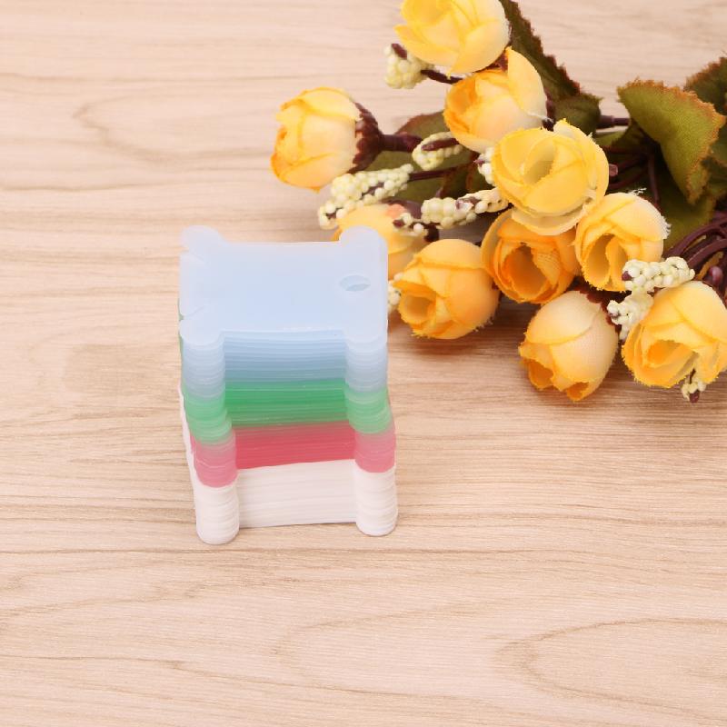 Embroidery Thread holder Floss Craft Bobbin Cross Stitch Storage Holder Plastic Sewing Thread Board Card Thread Organizer