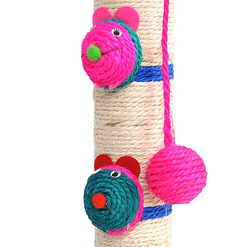 Griffoir chat avec souris de chat à suspendre | Jouet interactif, griffe de chat en Sisal, jouet animal et Durable