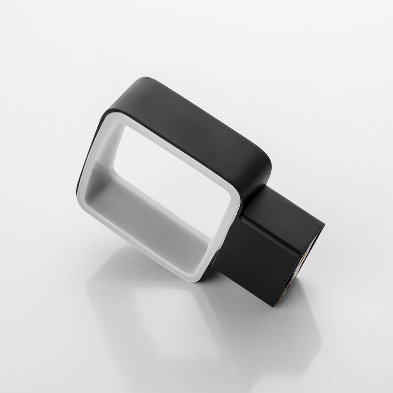 Home Hotel Square Bathroom Lavatory Soap Dish Glass Dish Frosted Square Glass Soap Dish With Black Holder