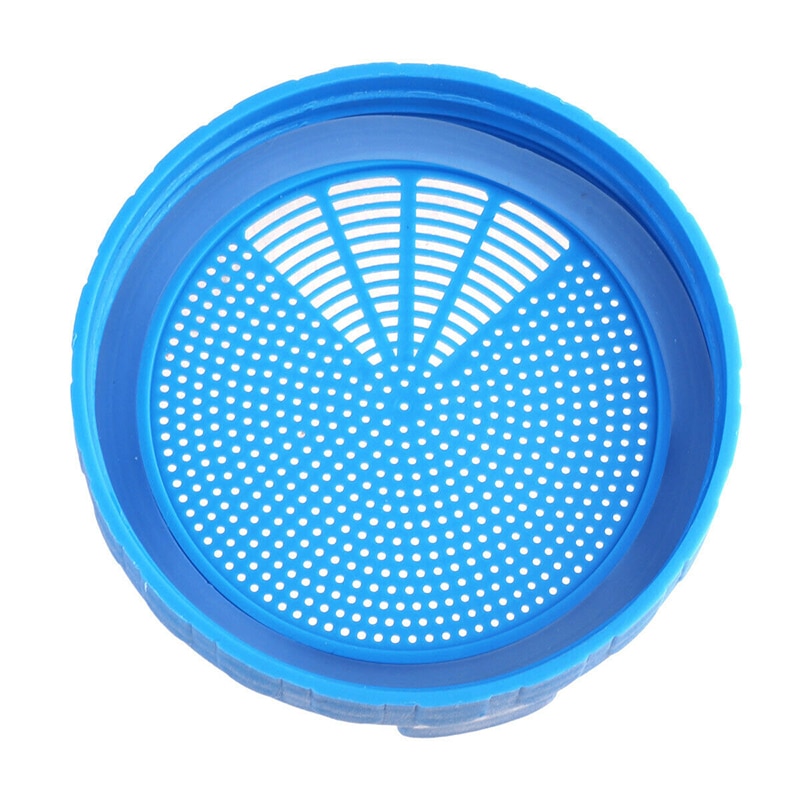 86mm Wide Mouth Plastic Mason Jar Sprouting Lid Food Grade Mesh Sprout Cover Seed Crop Germination Vegetable Silicone Sealing
