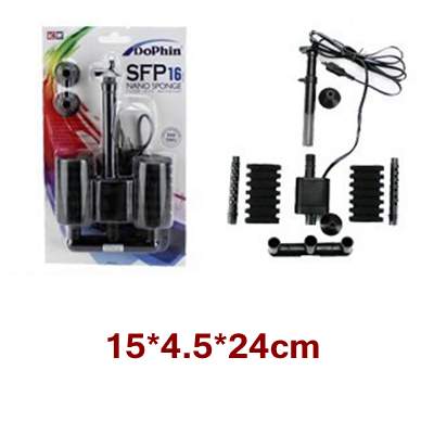 aquarium shrimp tank fish tank electric nano sponge filter: SFP16