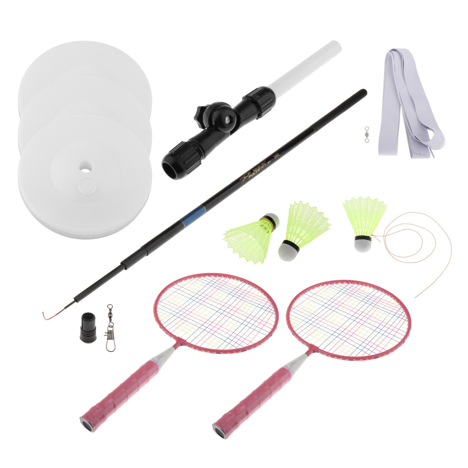 Badminton Training Apparaat Aids Enkele Badminton Trainer Play Machine Rackets