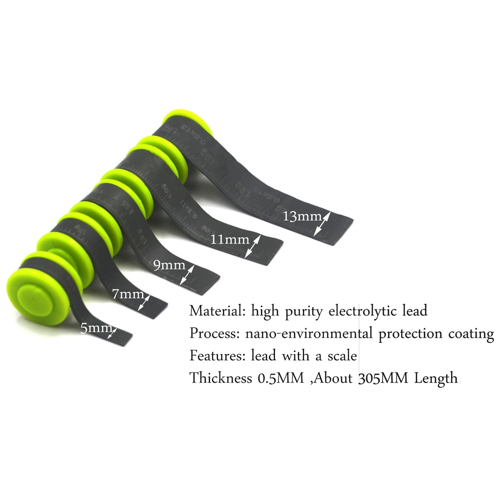 Mnft 2 stuks 0.5mm visweegschalen lood milieuvriendelijke coating nauwkeurig afstellen gewicht lood karpervissersaccessoires