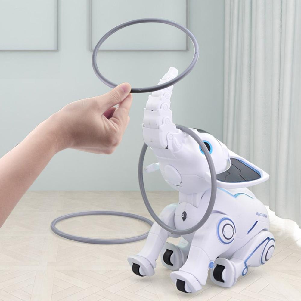 Zabawki zdalnie sterowane słoń robot bezprzewodowe interaktywne zabawki dla dzieci śpiew taniec słoń robot zabawki robić wczesnej edukacji dla dzieci