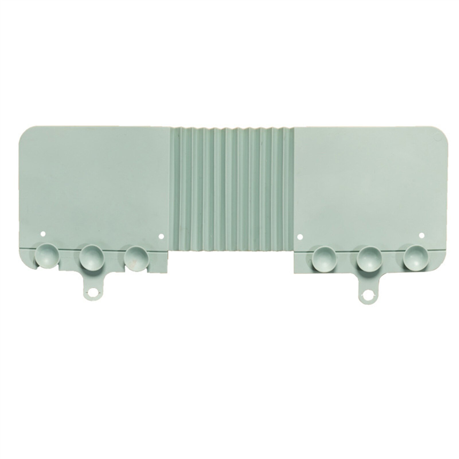 Kitchen Sink Splash Baffle Board Dish Washing Attached Strong Suction Cup Sink Water Splash Guard Splash Protector EIG88: Light blue