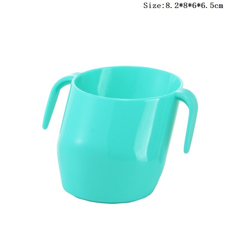 Schräge Trinkbecher Baby Lernen Zu Trinken Tassen Gesunde Dicht Ausbildung Fütterung Tasse Anti-herbst Art Milch Wasser Flasche Getränk: Grün
