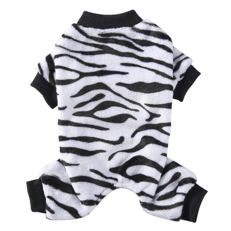 Winter Hond Kleren Mooie Sneeuwvlok Zachte Fleece Pyjama Voor Kleine Middelgrote Honden Puppy Warme Hond Kleding 4-Legged Jas kleding #: Black / S