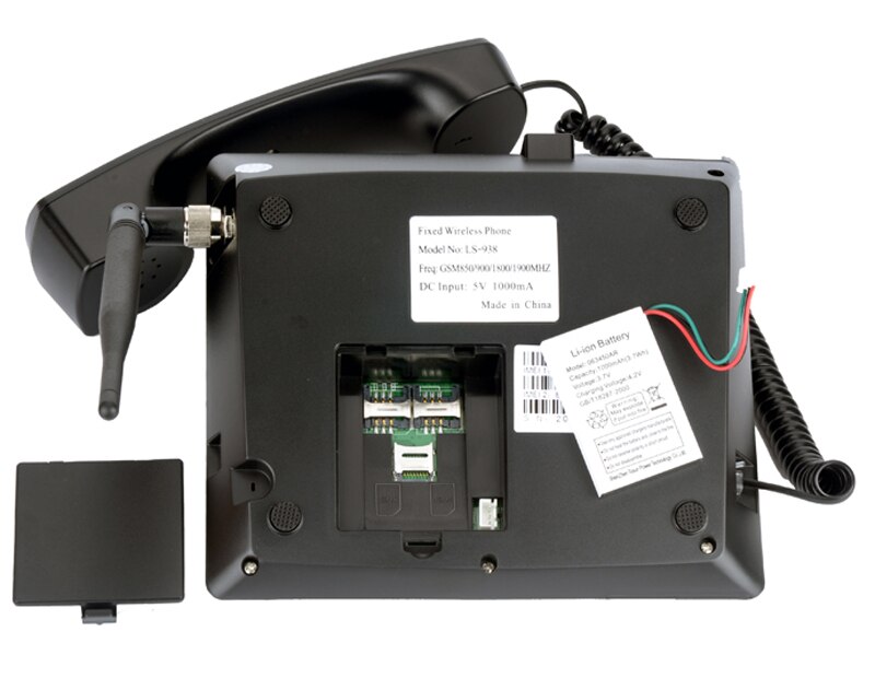 English Russian Languages Cordless Phones with Wifi GSM SIM Card Wireless Fixed Phone Desktop Telephone for Office Home