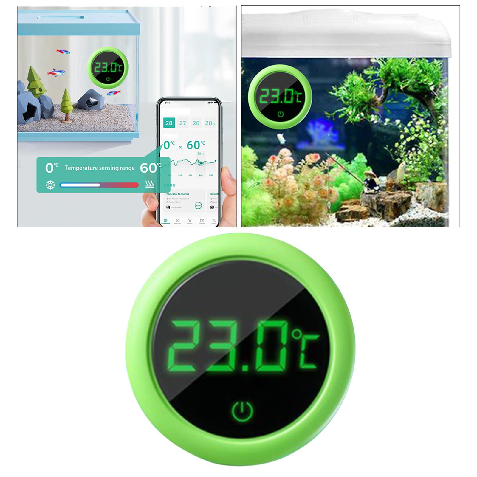 Digital Fisch Panzer Thermometer sofortig lesen hoch genau Stock an LCD Anzeige Mini Aquarium Thermometer Pro Aquarium Fisch Panzer