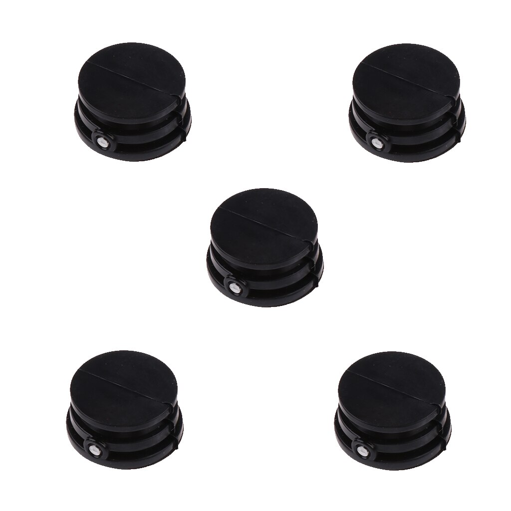 10 stk surfing bånd plug surfebrett bånd cup plug kajakk utstyr 25mm svart og hvitt