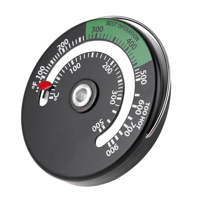 Magnetic Fireplace Stove Thermometer Temperature Monitor Oven Thermometer Temperature Gauge