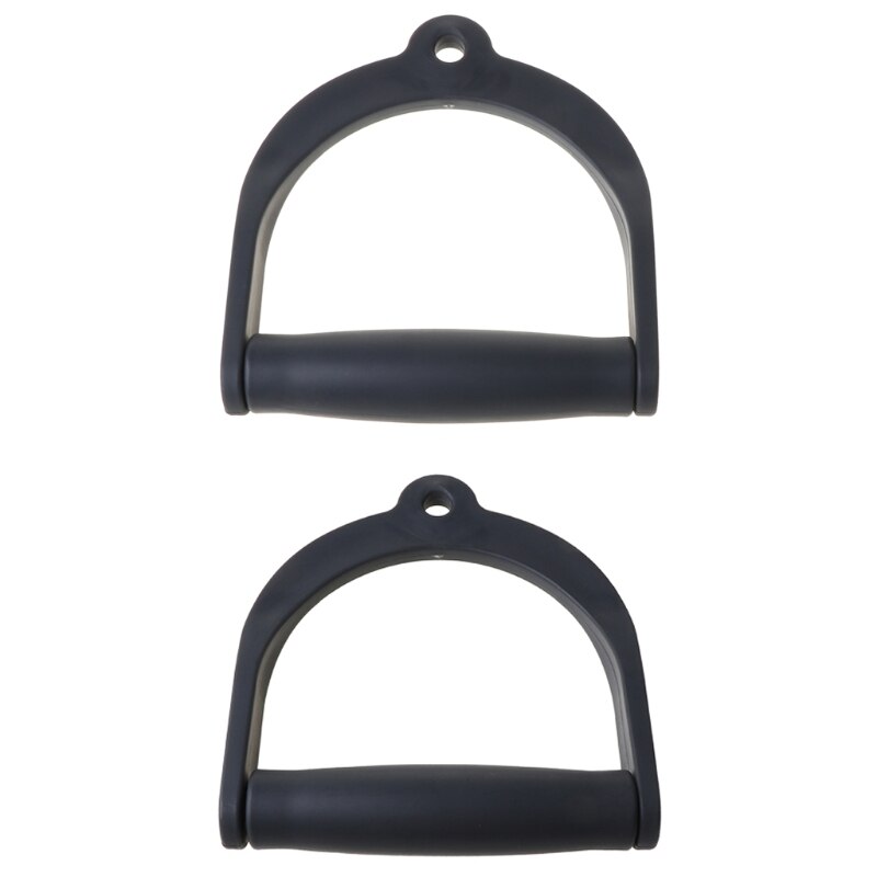 Durable Wide Resistant Pull Rope Handle Grip Heavy Duty Fitness D-Handle U7EF