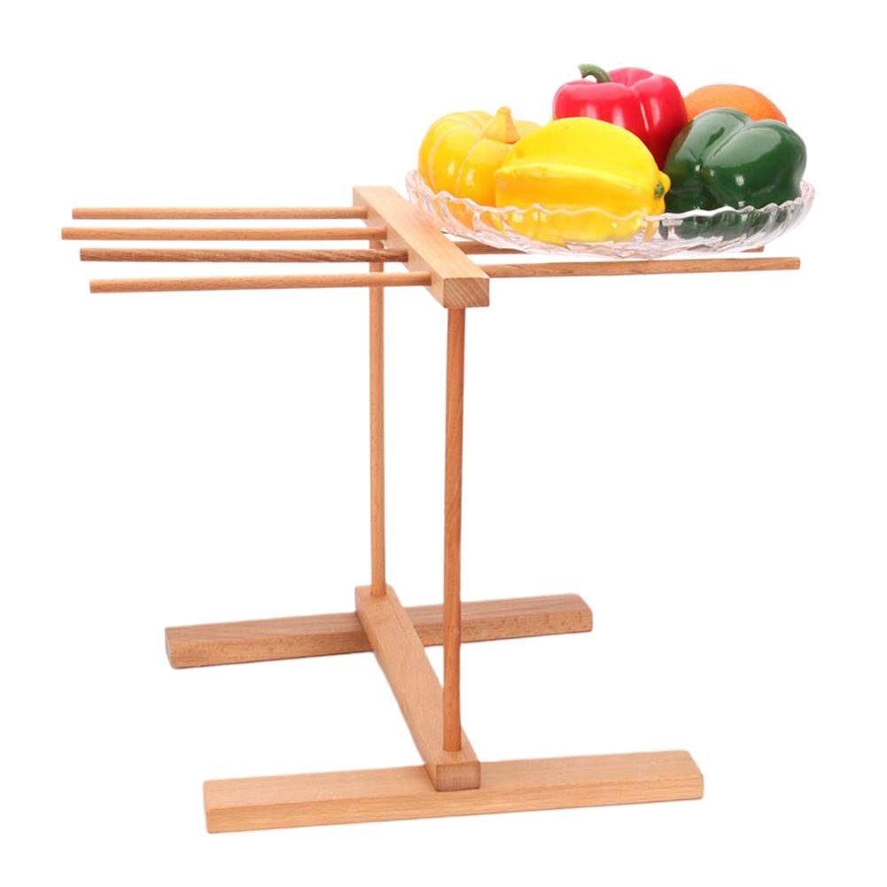 Noodle Rack Household Noodle Pressing Machine Accessories Folding Retractable Beech Wood Pasta Drying Rack Spaghetti Holder