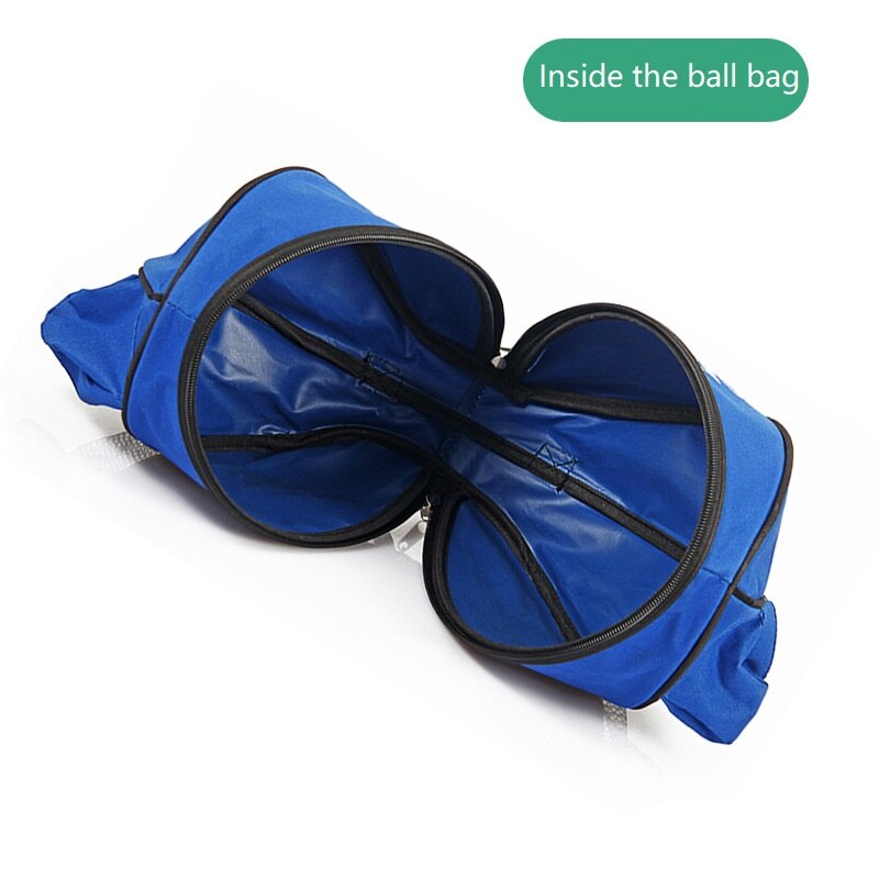 Borsa sportiva universale pallone da basket calcio pallavolo treno zaino borsa forma rotonda tracolla regolabile zaini