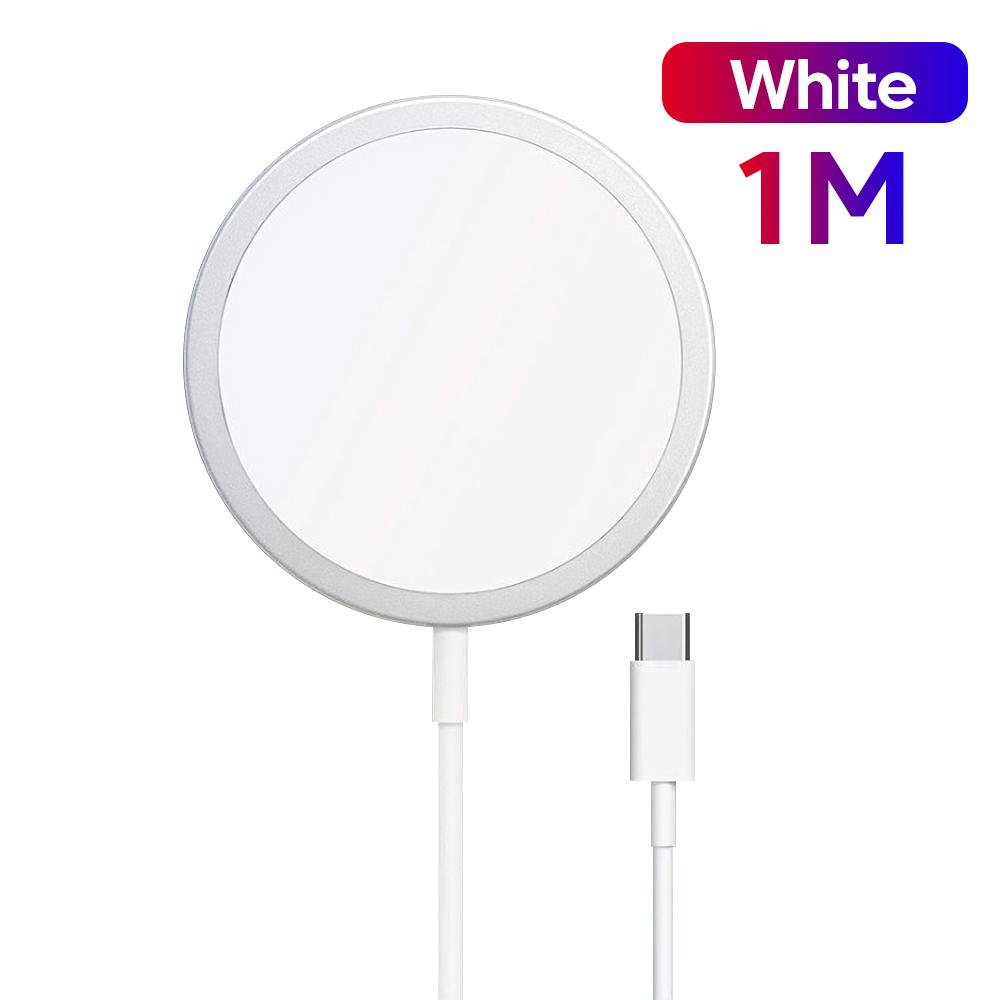 15W Magnetic Wireless Chargers For iPhone 16 15 14 13 12 11 Pro Max 1m Fast Charging Qi Wireless Pad For Airpods Charger Adapter: Default Title