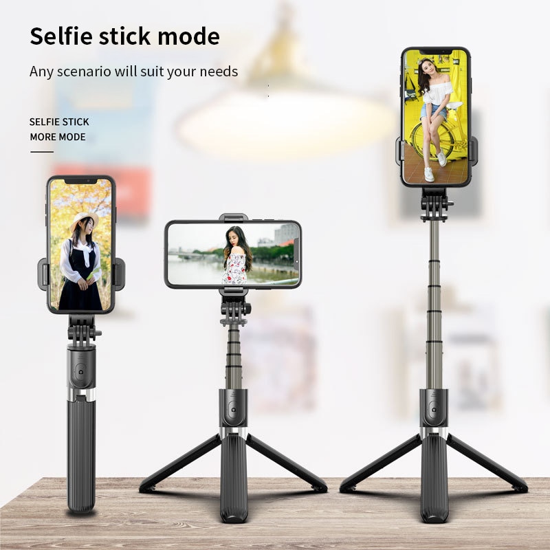 Draagbare Selfie Stok Draadloze Selfie Stok Bluetooth Fodable Telefoon Tafel Houder Stand Statief Selfiestick Verstelbare Hoek